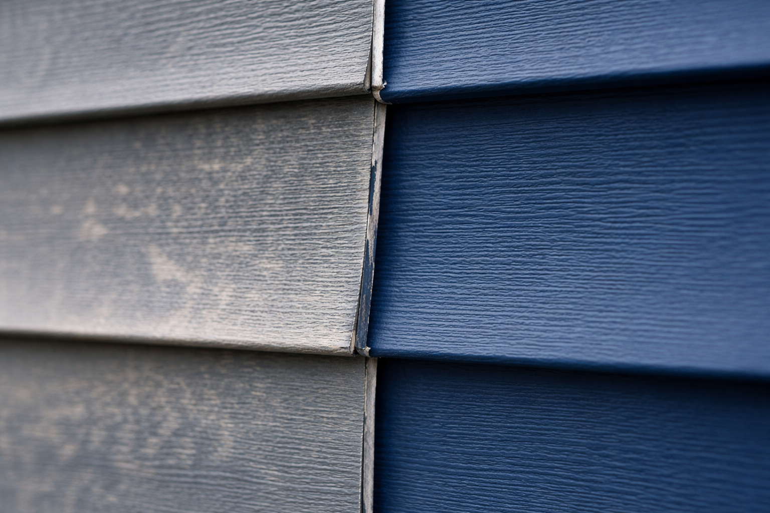Mismatched siding illustration